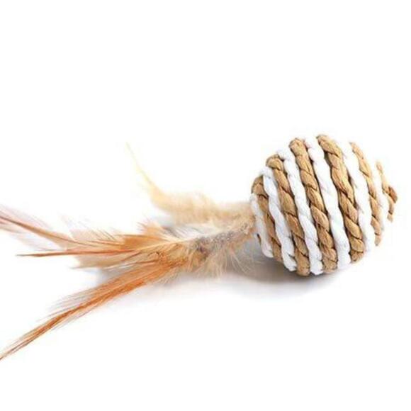 Purr-fect Playtime: Chic Feather Cat Wand for Endless Feline Fun - Picture 8 of 10